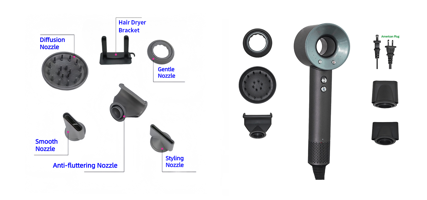 Black high speed hair dryer Black high speed hair dryer