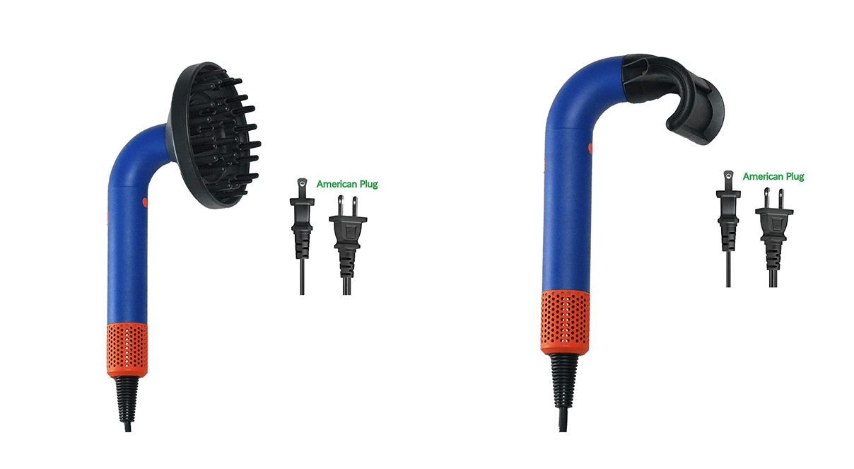Curved Body Hair Dryer Curved Body Hair Dryer