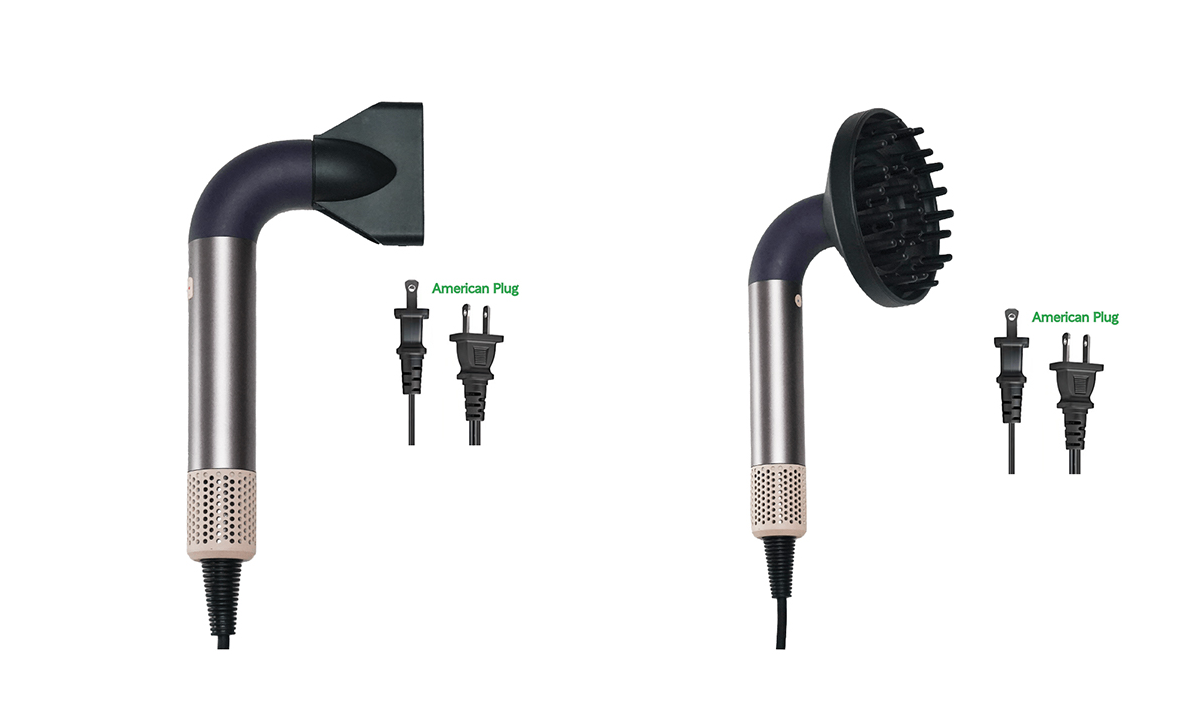 Curved Design Hair Dryer Curved Design Hair Dryer