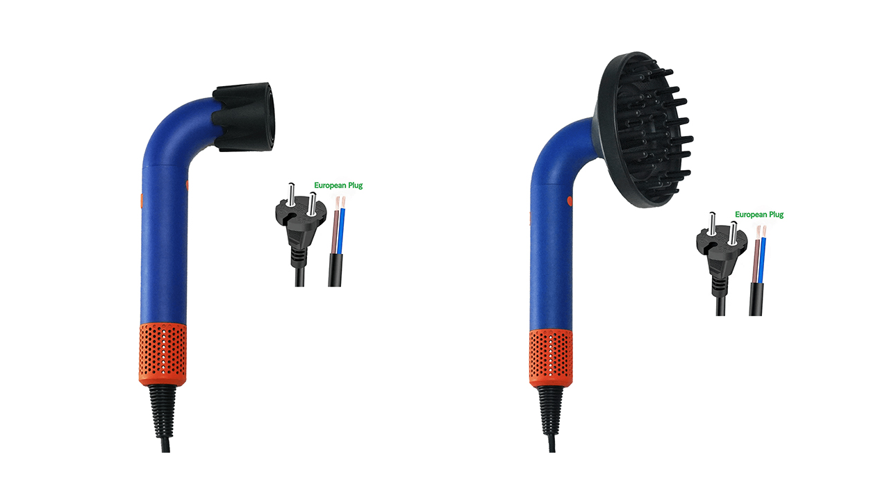 Professional Curved Tube Hair Dryer Professional Curved Tube Hair Dryer