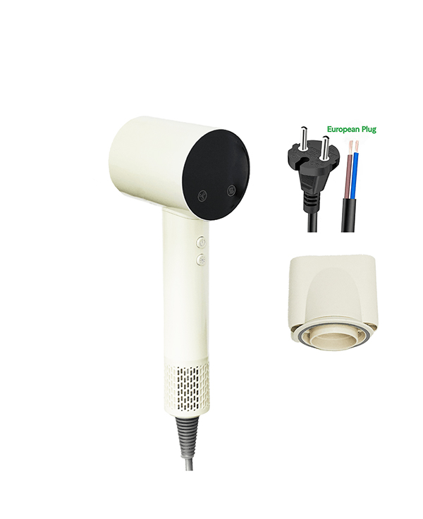 white Arc-Shaped Hair Dryer