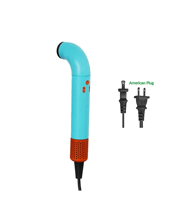 USA101 Cyan curved tube hair dryer