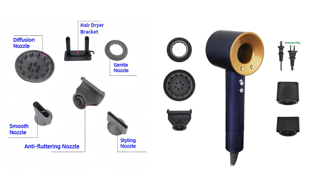 Temperature-Controllable Hair Dryer Temperature-Controllable Hair Dryer