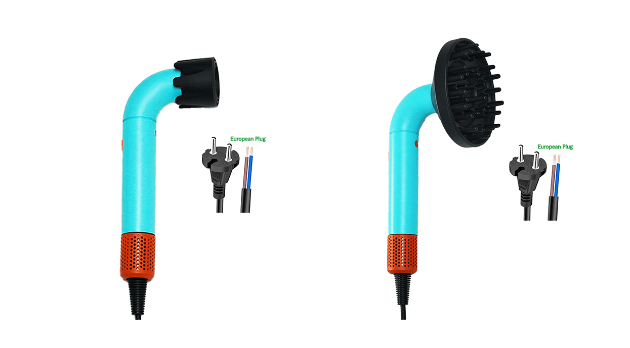 Curved Nozzle Hair Dryer Curved Nozzle Hair Dryer