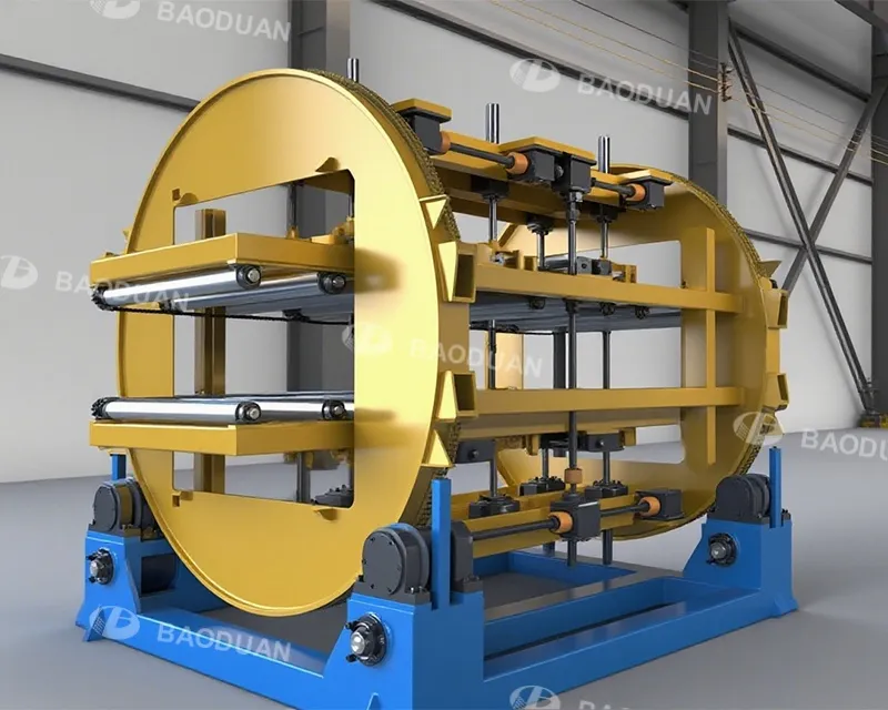 Full-automatic O-type heavy-duty tilter