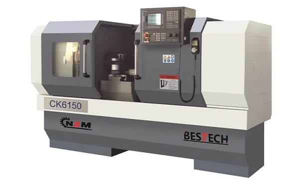CK6150 Flat bed CNC lathe with hardened rails