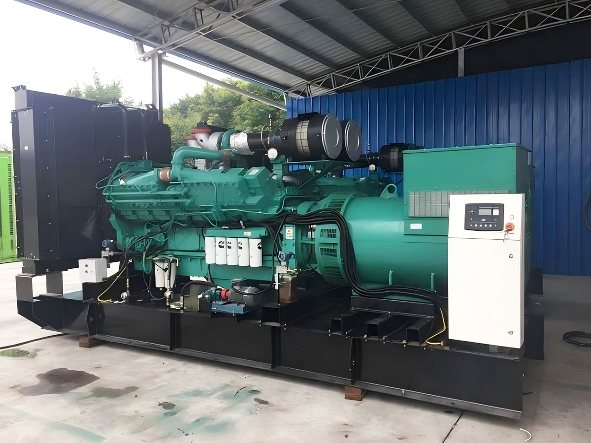 Biogas diesel generator unit power load gradual shutdown standard operation flow