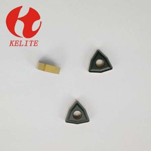 Double Coating CNC Cutting Tools , Carbide Lathe Inserts K05 - K25 Recommeded Grade