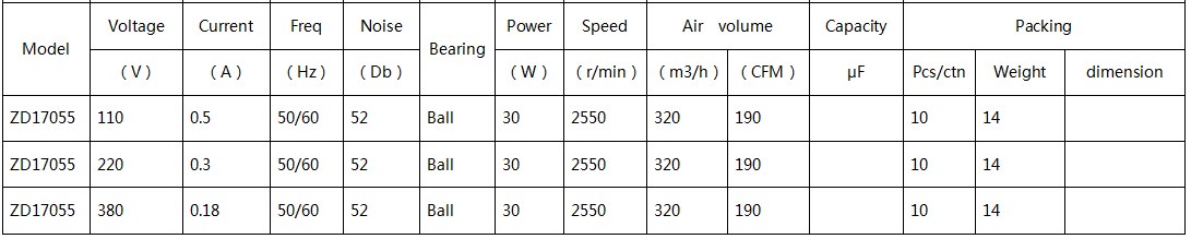 Outer Rotor Axial Fan