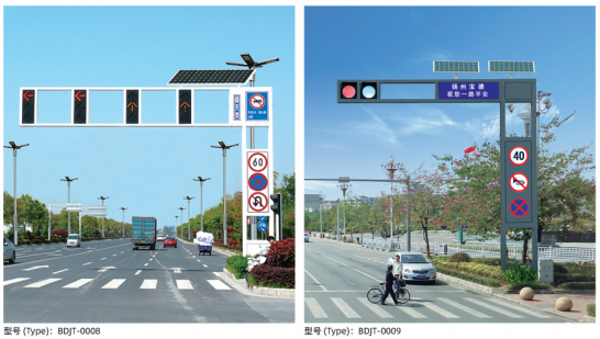Integrated traffic signal pole for municipal road intersection control Integrated traffic signal pole for municipal road intersection control