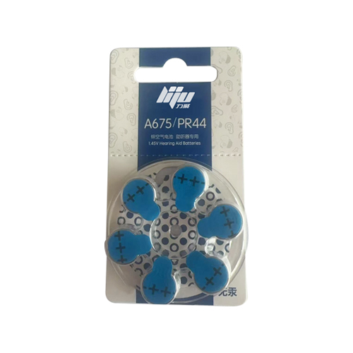 A675/PR44 1.45V zinc-air battery for hearing AIDS A675/PR44 1.45V zinc-air battery for hearing AIDS