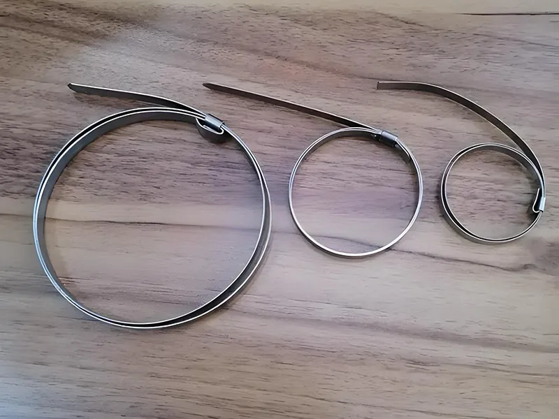 Screw pump cable tie