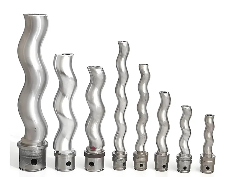 High-flow screw pump rotors