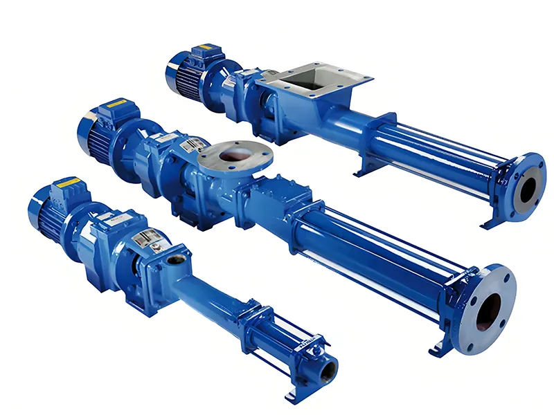 Vertical screw pump with pedestal
