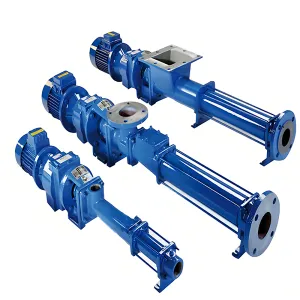Vertical screw pump with pedestal