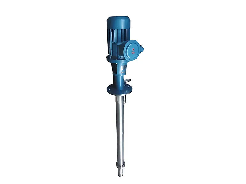 Wall-mounted vertical screw pump
