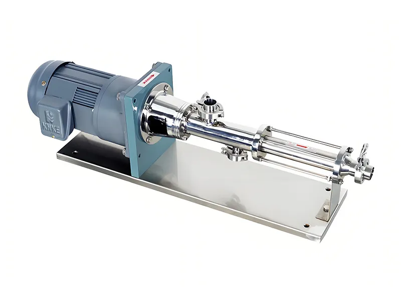 Single-stage dosing screw pump