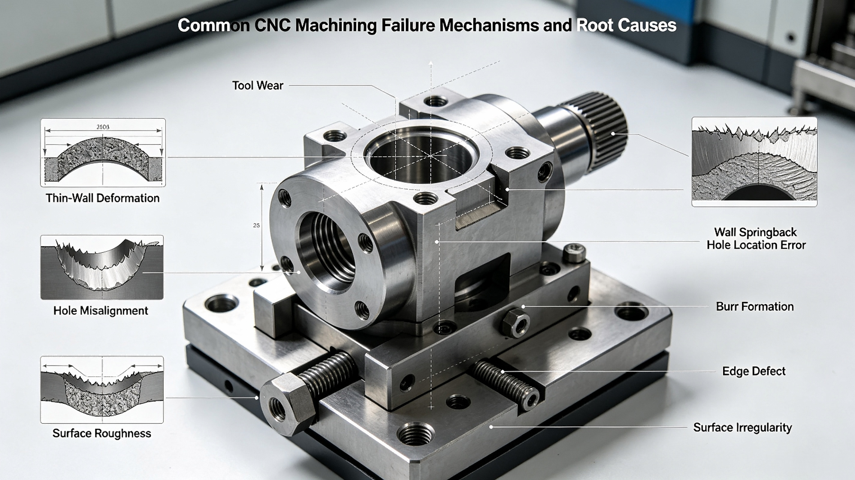 Common CNC Machining Failure Mechanisms and Root Causes Common CNC Machining Failure Mechanisms and Root Causes