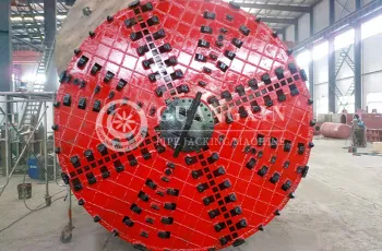 Panel type mud water pipe jacking machine