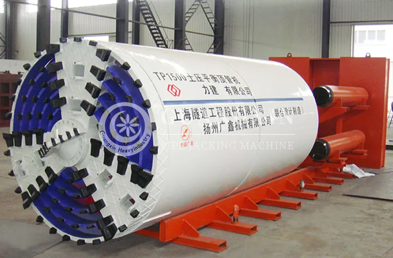 Tunnel Earth Pressure Balanço Máquina de Jacking