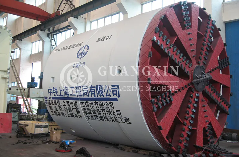 Grande Diâmetro Balanço de Pressão Terra Máquina de Jacking