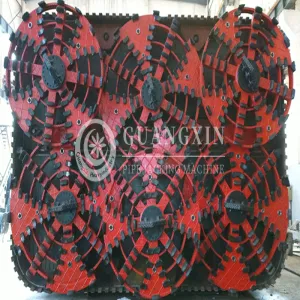 Máquina de macaco de tubo retangulares combinada