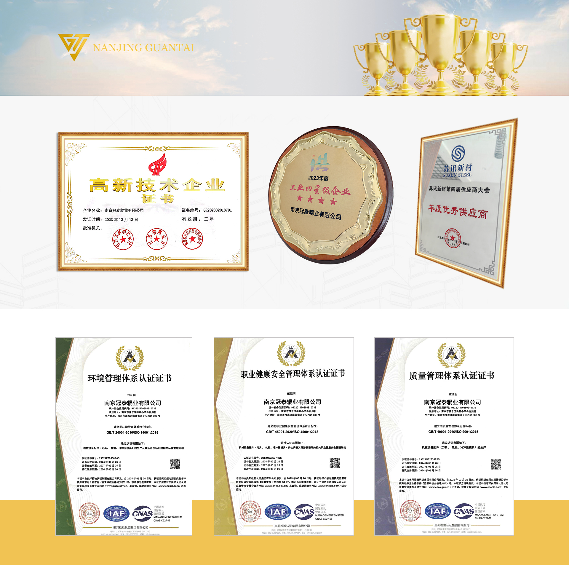 Qualifications and Honors Qualifications and Honors