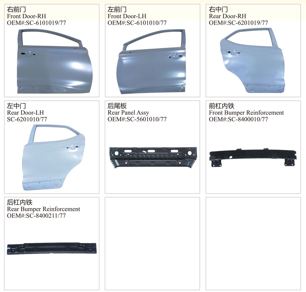 Auto Body Parts for Byd Yuan