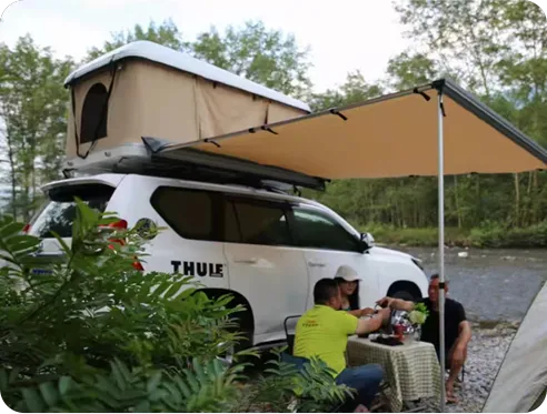 The key technology for improving the stability of Telescopic tent in complex terrains through retractable tents