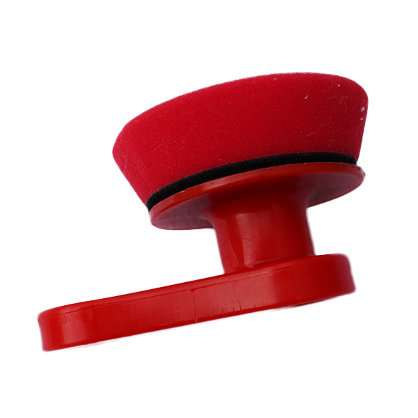 Color rojo Cepillo de limpieza de ruedas de coche de tamaño pequeño