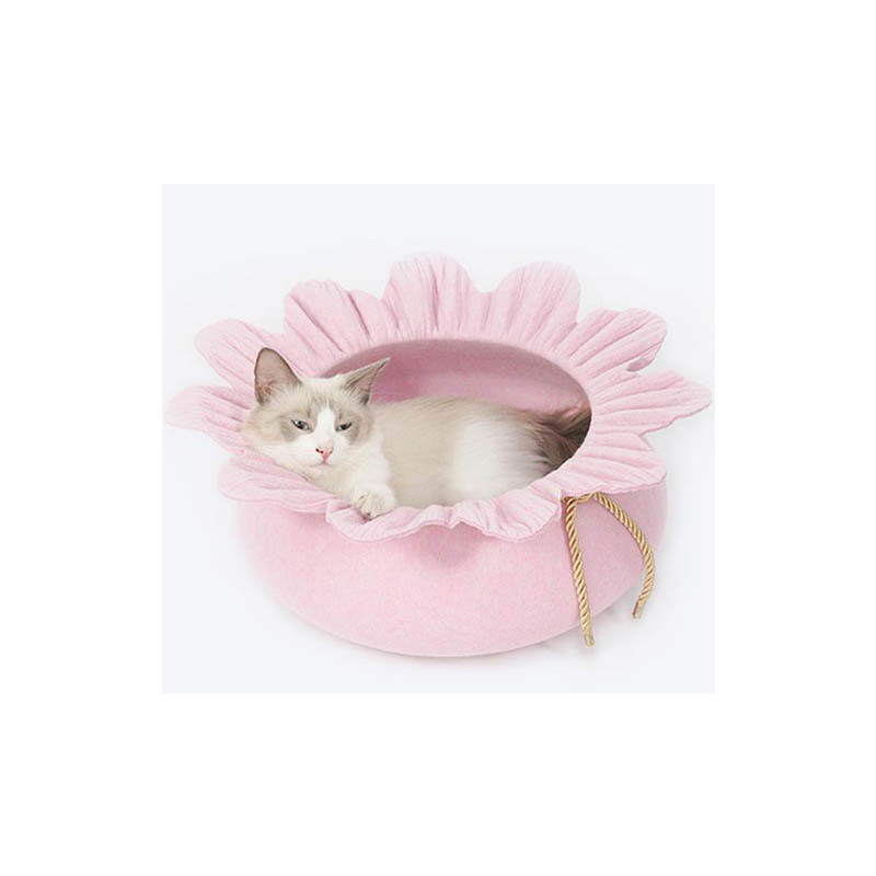 Perabot haiwan kesayangan yang boleh dicuci sepanjang musim merasakan katil kucing peliharaan