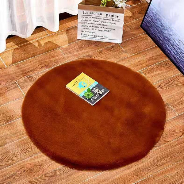 Alfombra de pelo largo de imitación de piel de conejo alfombra para piso