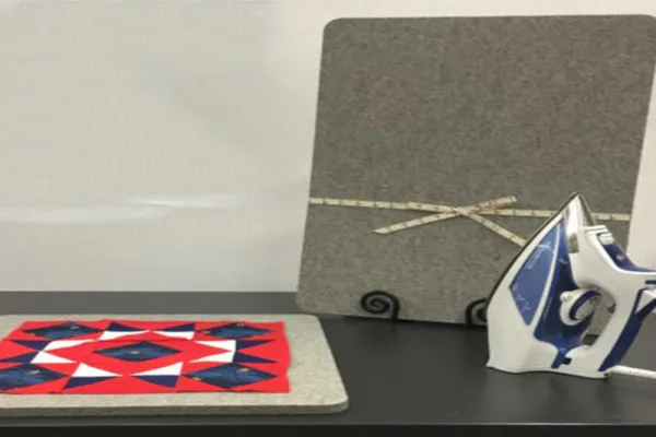 Cinza personalizado tamanho de lã de alta qualidade feltro pressionando pad tábua esteira