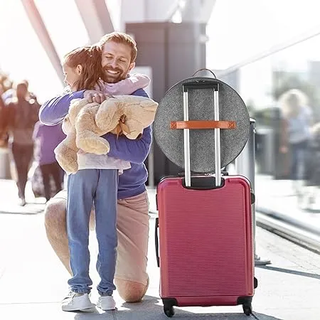 Promotional printing custom logo Round Brim Hats Organizer Bag