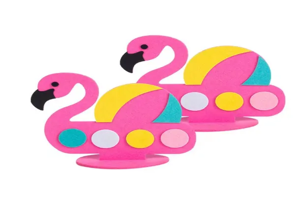 Popular birthday decorations Felt table top decoration Tropical decor