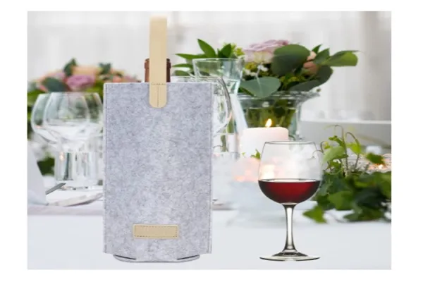 Accept customization Felt Bottle Wine Tote Bag
