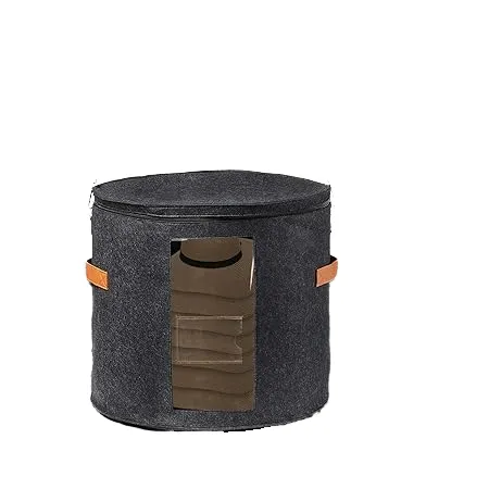 100% Recyclable Felt Storage Basket for Home Closet Systems & Organizers for Household Hat Organization