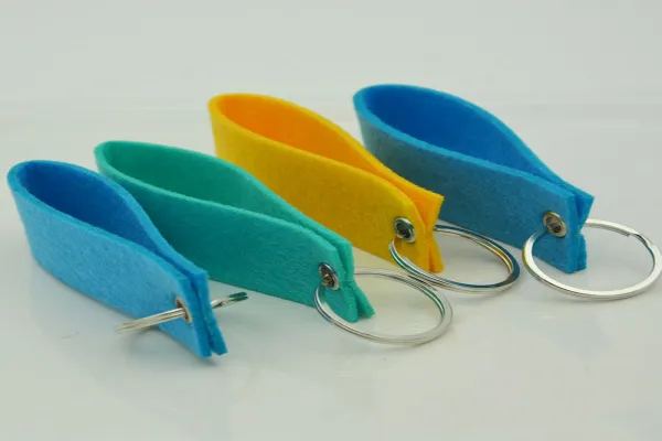 Environmental protection material Custom Felt Keychain