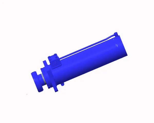 Counterweight oil cylinder