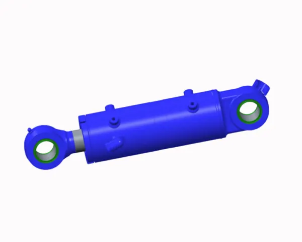 Bulldozer front shovel oil cylinder