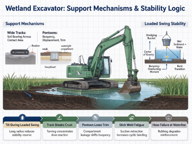Excavator for Mine Site Preparation Excavator for Mine Site Preparation
