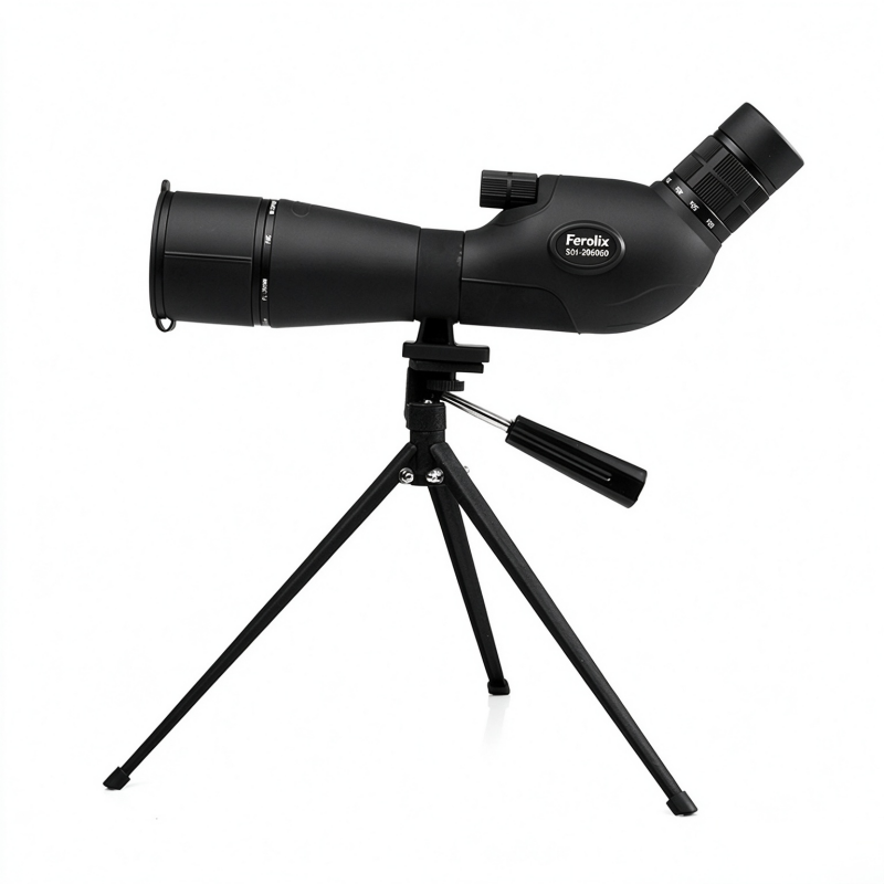 S01-206060 20X-60X zoom spotting scope main product view, green black spotting scope China wholesale S01-206060 20X-60X zoom spotting scope main product view, green black spotting scope China wholesale