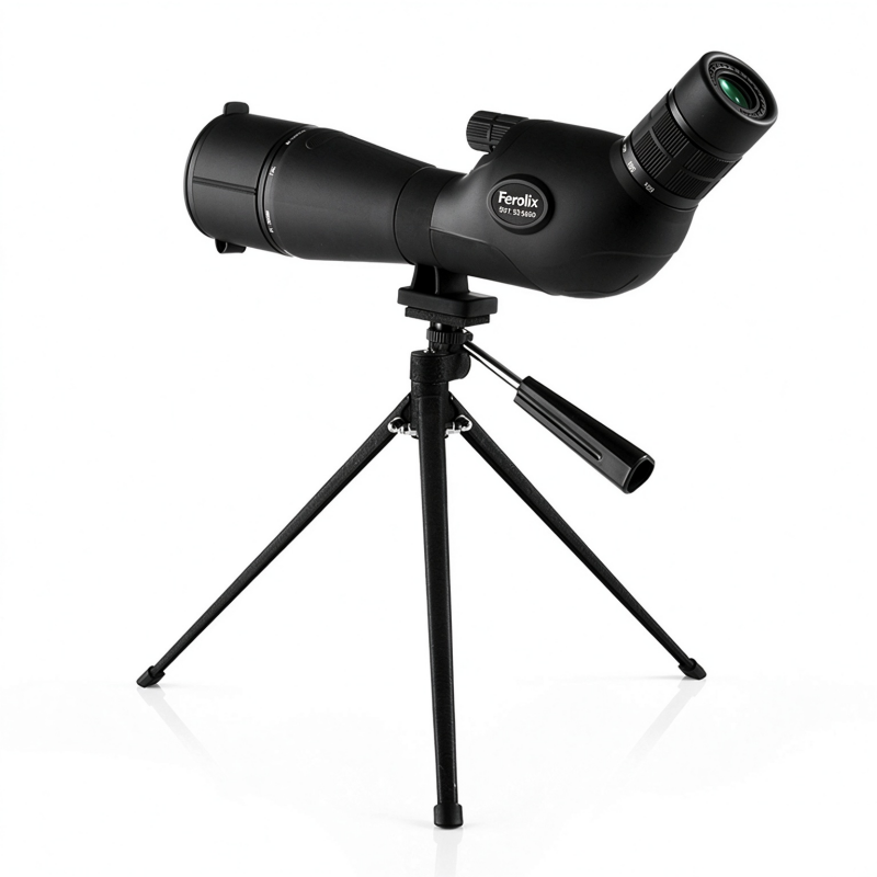 S01-206060 20X-60X zoom spotting scope main product view, green black spotting scope China wholesale S01-206060 20X-60X zoom spotting scope main product view, green black spotting scope China wholesale