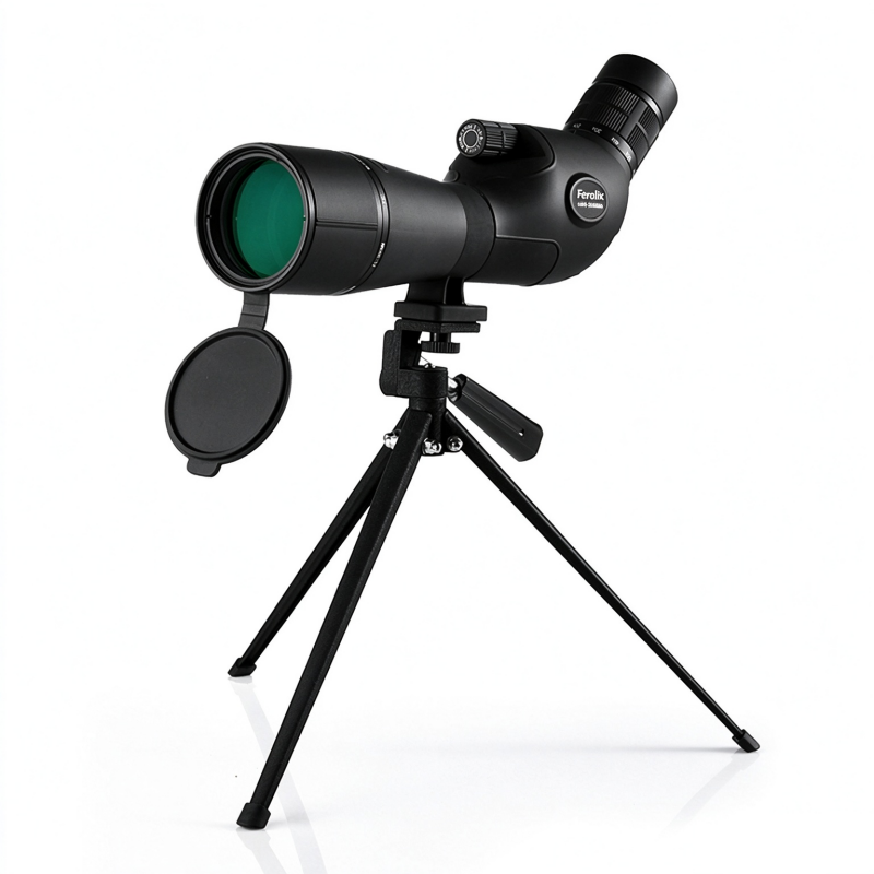 S01-206060 20X-60X zoom spotting scope main product view, green black spotting scope China wholesale S01-206060 20X-60X zoom spotting scope main product view, green black spotting scope China wholesale