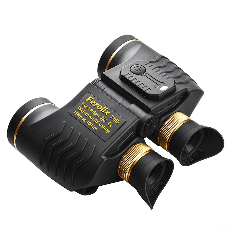 Revolving stretch eyecup of JR01-0750 7x50 long eye relief binocular Revolving stretch eyecup of JR01-0750 7x50 long eye relief binocular