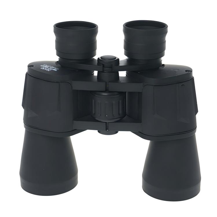 Ferolix S102-0750 7x50 BK7 porro prism binocular front view white background Ferolix S102-0750 7x50 BK7 porro prism binocular front view white background