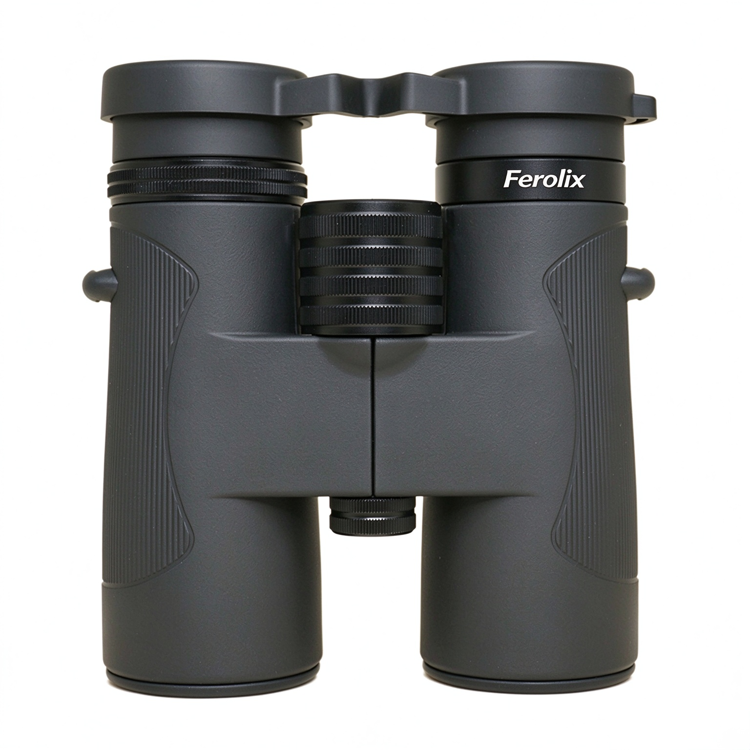 Ferolix JR06-0842 8x42 IP7 waterproof roof prism binocular front view white background Ferolix JR06-0842 8x42 IP7 waterproof roof prism binocular front view white background