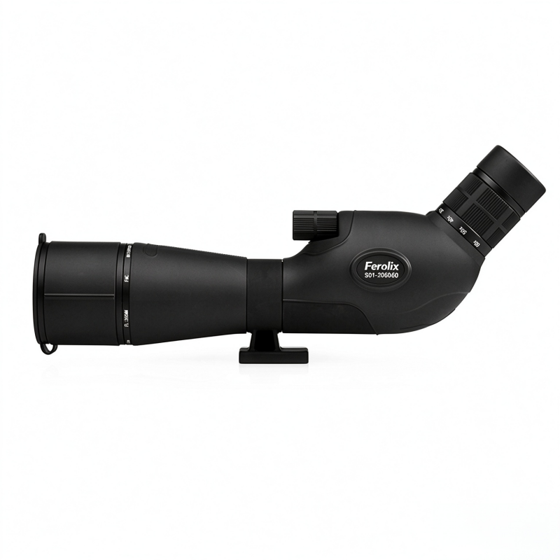 S01-206060 20X-60X zoom spotting scope main product view, green black spotting scope China wholesale S01-206060 20X-60X zoom spotting scope main product view, green black spotting scope China wholesale