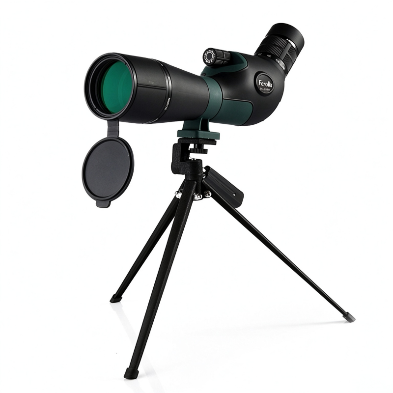 S01-206060 20X-60X zoom spotting scope main product view, green black spotting scope China wholesale S01-206060 20X-60X zoom spotting scope main product view, green black spotting scope China wholesale