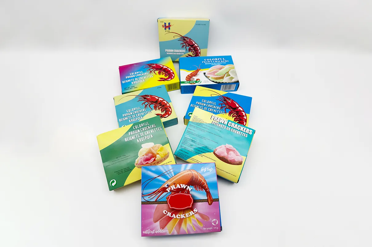 Prawn cracker packing box
